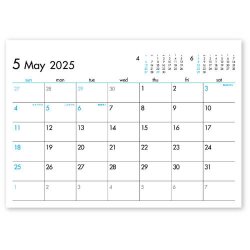 画像3: 6Weeks Calendar（ブルー）  ＠388円〜(税込)