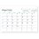 画像2: 6Weeks Calendar（ブルー）  ＠388円〜(税込) (2)