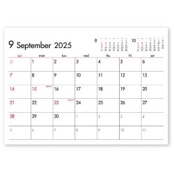 画像4: ６Weeks Calendar（レッド）　＠388円〜(税込)