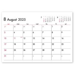 画像3: ６Weeks Calendar（レッド）　＠388円〜(税込)
